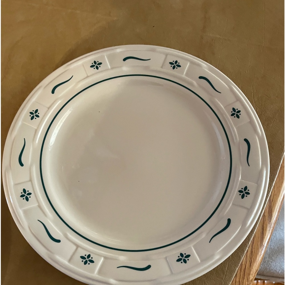 2 Longaberger 10” Dinner Plates